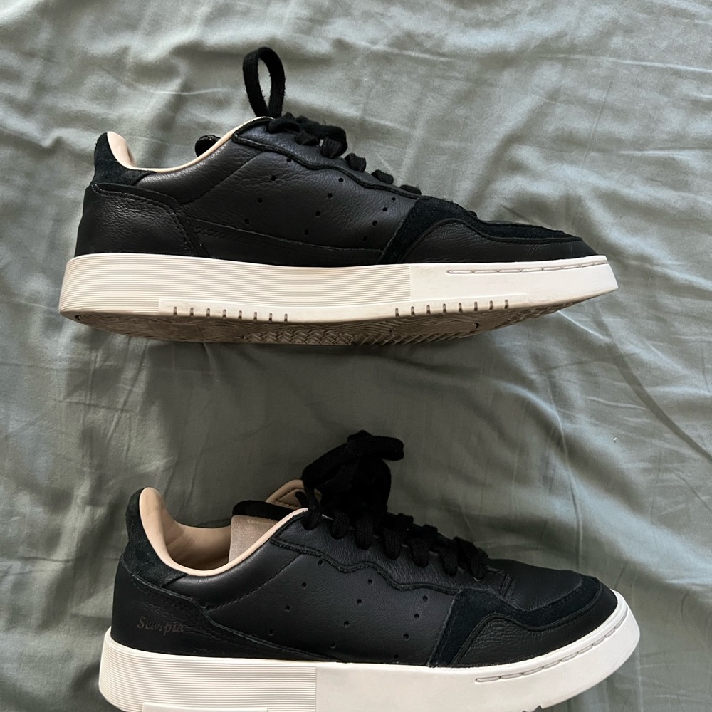 adidas Black and White Men's Sneakers - Picture 4 of 6